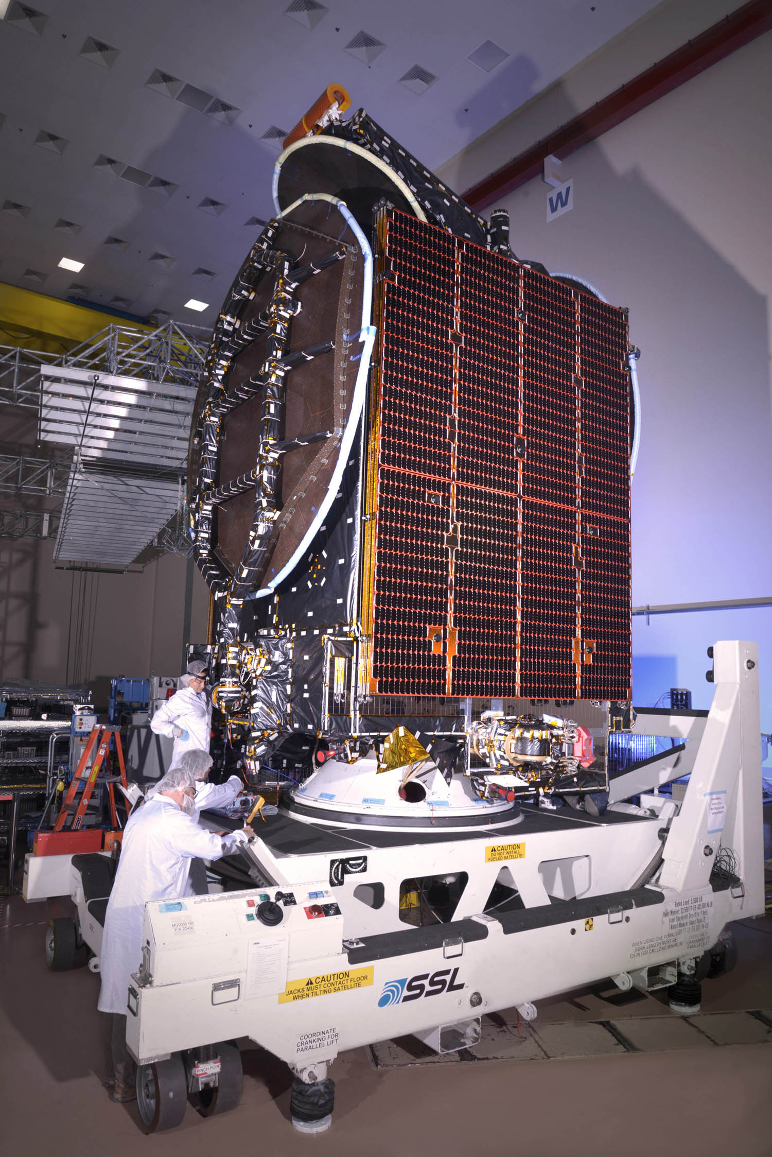 The Intelsat 34 satellite built by SSL