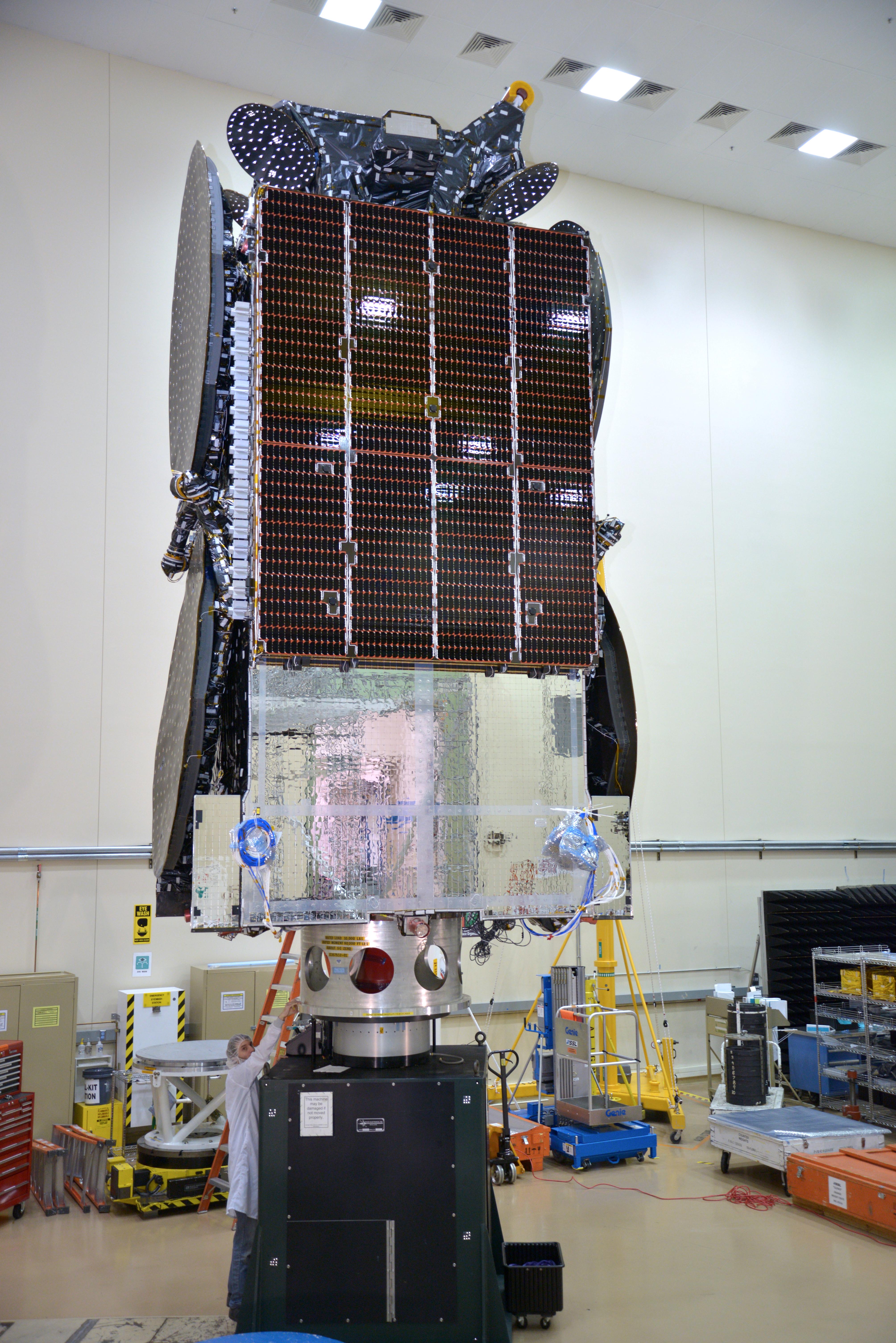 The Star One C4 satellite built by SSL is now at launch base