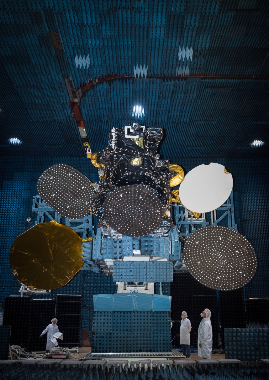 SSL-Built Hispasat 30W-6 Communications Satellite has Arrived at SpaceX Launch Base.
