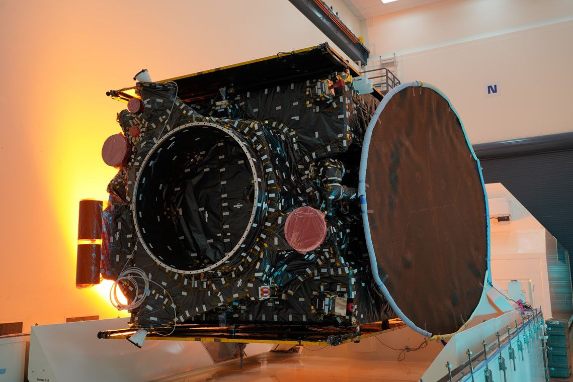 Photo of the Maxar Space Systems-built Galaxy 37/Horizons-4 satellite for Intelsat