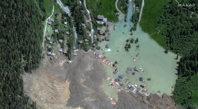 Switzerland Glacier Collapse